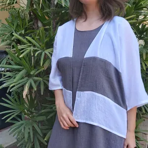 23S2 Two-color Summer Poncho