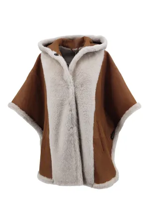 Ava, 75 cm. - Nappa Lamb Crack - Women - Cognac / Lamme Pels - Levinsky - Kvinde