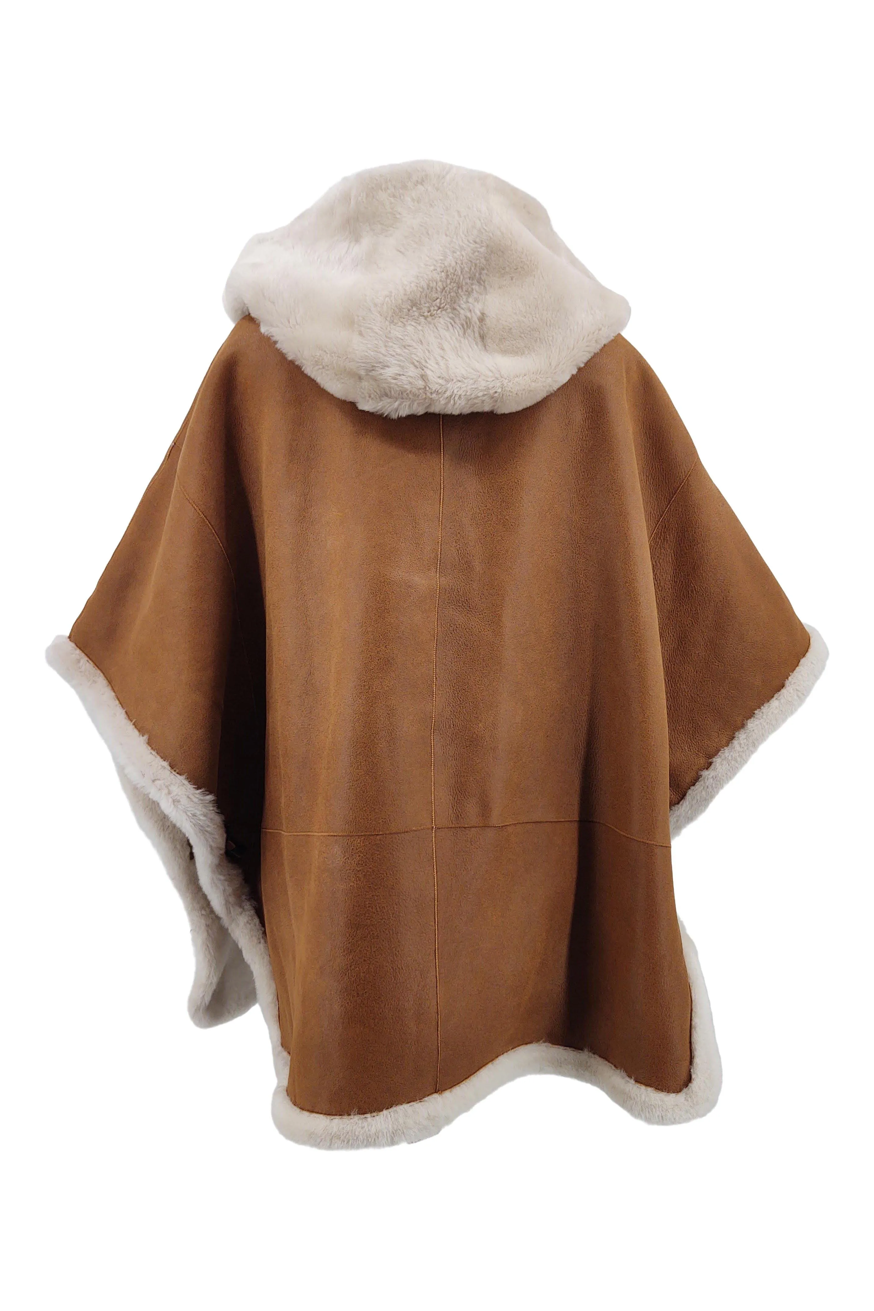 Ava, 75 cm. - Nappa Lamb Crack - Women - Cognac / Lamme Pels - Levinsky - Kvinde
