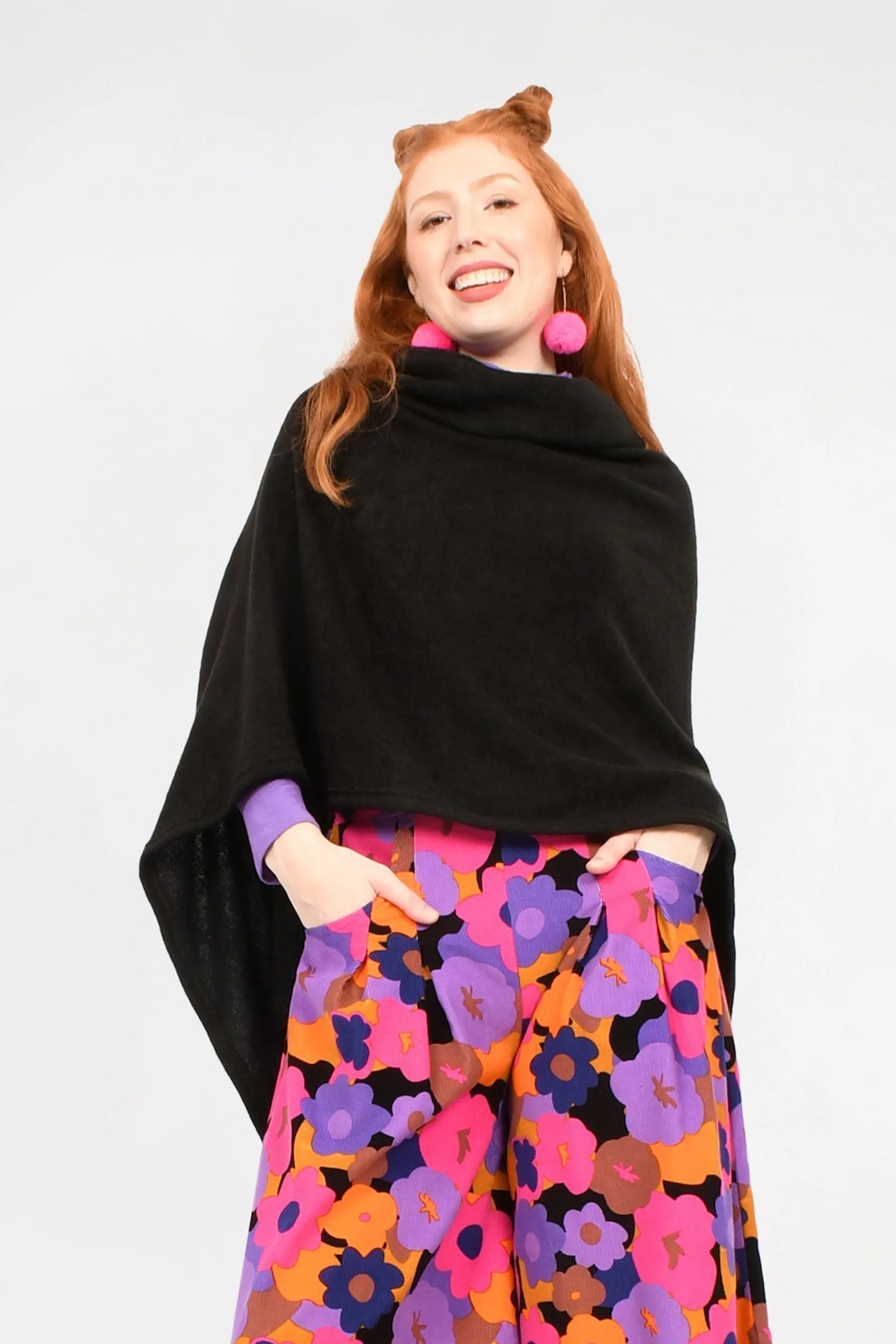 Birdie Knit Poncho