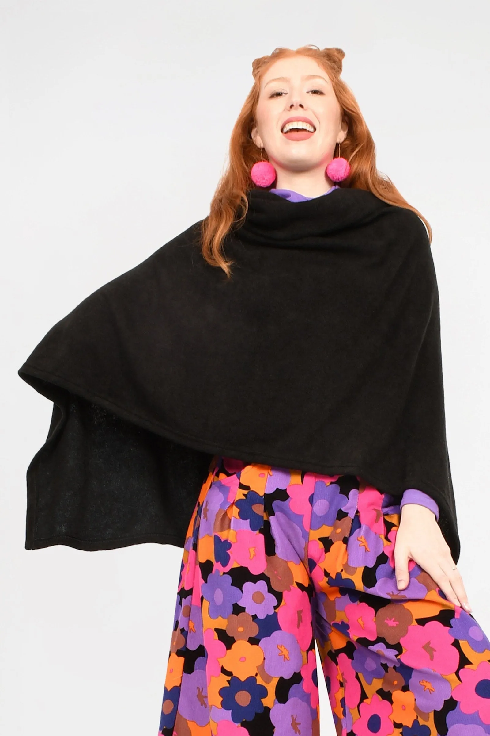 Birdie Knit Poncho