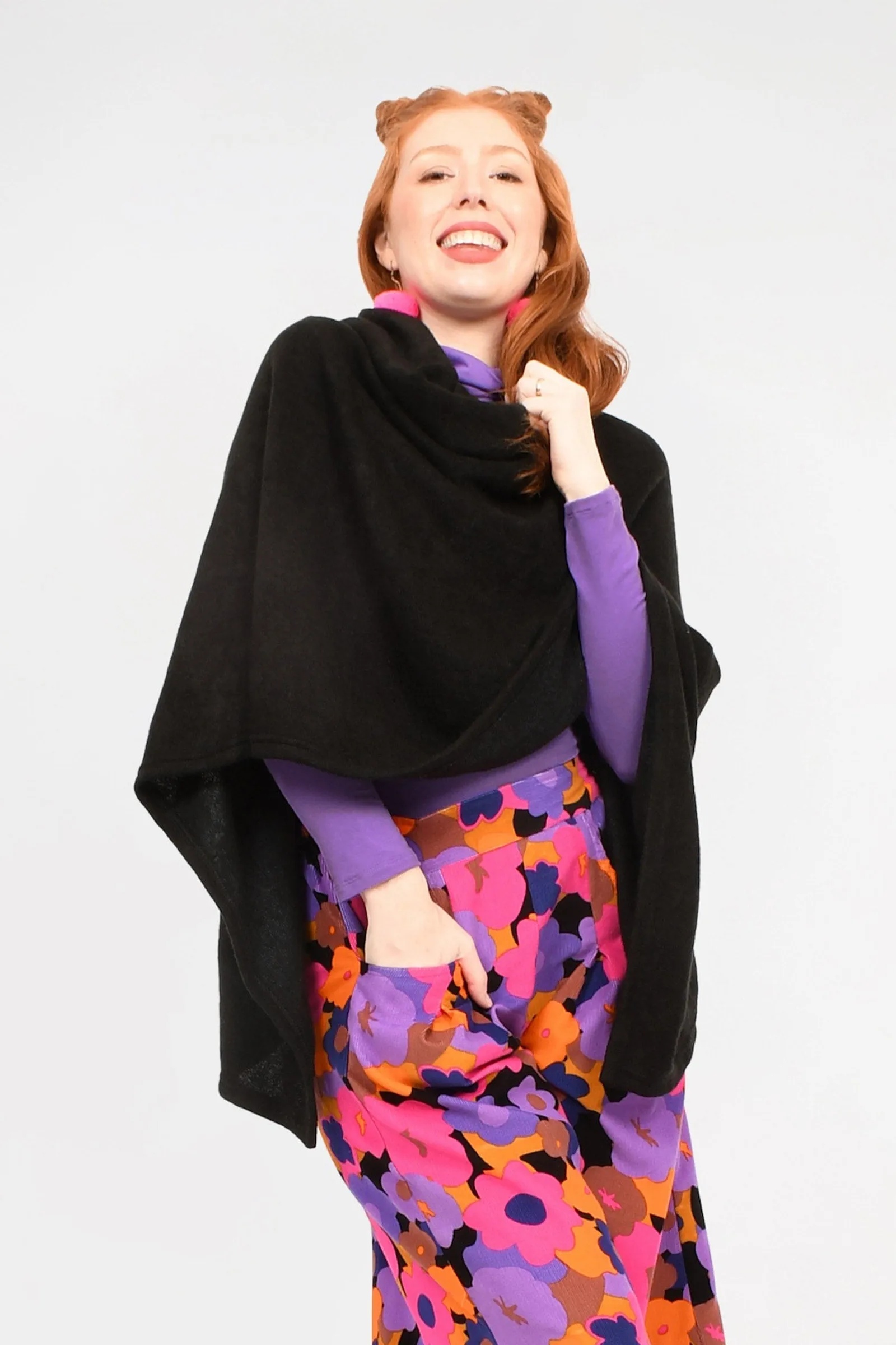 Birdie Knit Poncho