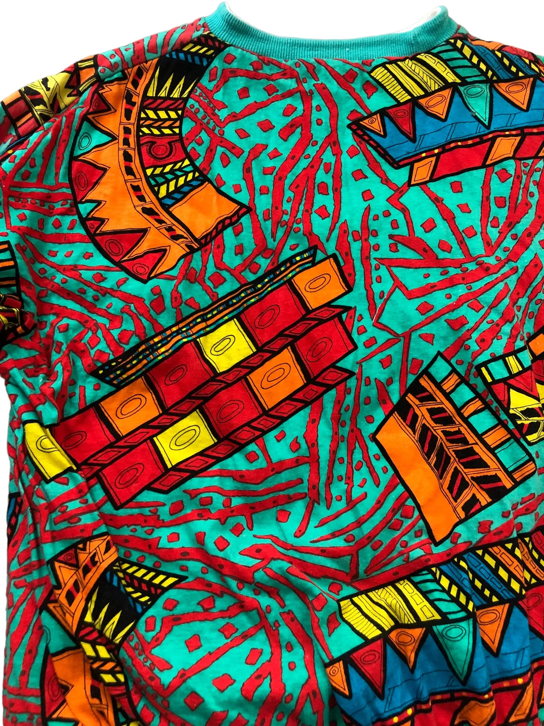 Blim Vintage Abstract Reversible Quilted Sweater