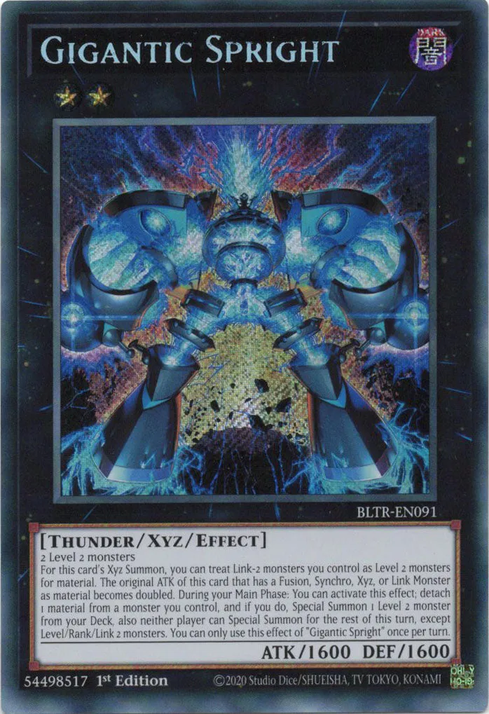 BLTR-EN091 Gigantic Spright Secret Rare NM