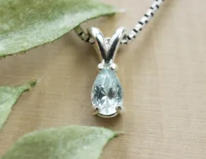 Blue Topaz Pendant; Natural Untreated Nigeria Topaz; 0.655cts