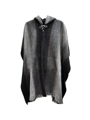 Bolivian "Chacaltaya" Poncho With Hood