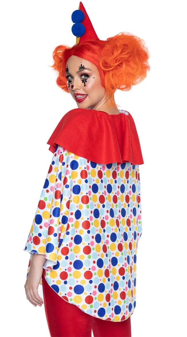 Clownin Around Poncho Costume