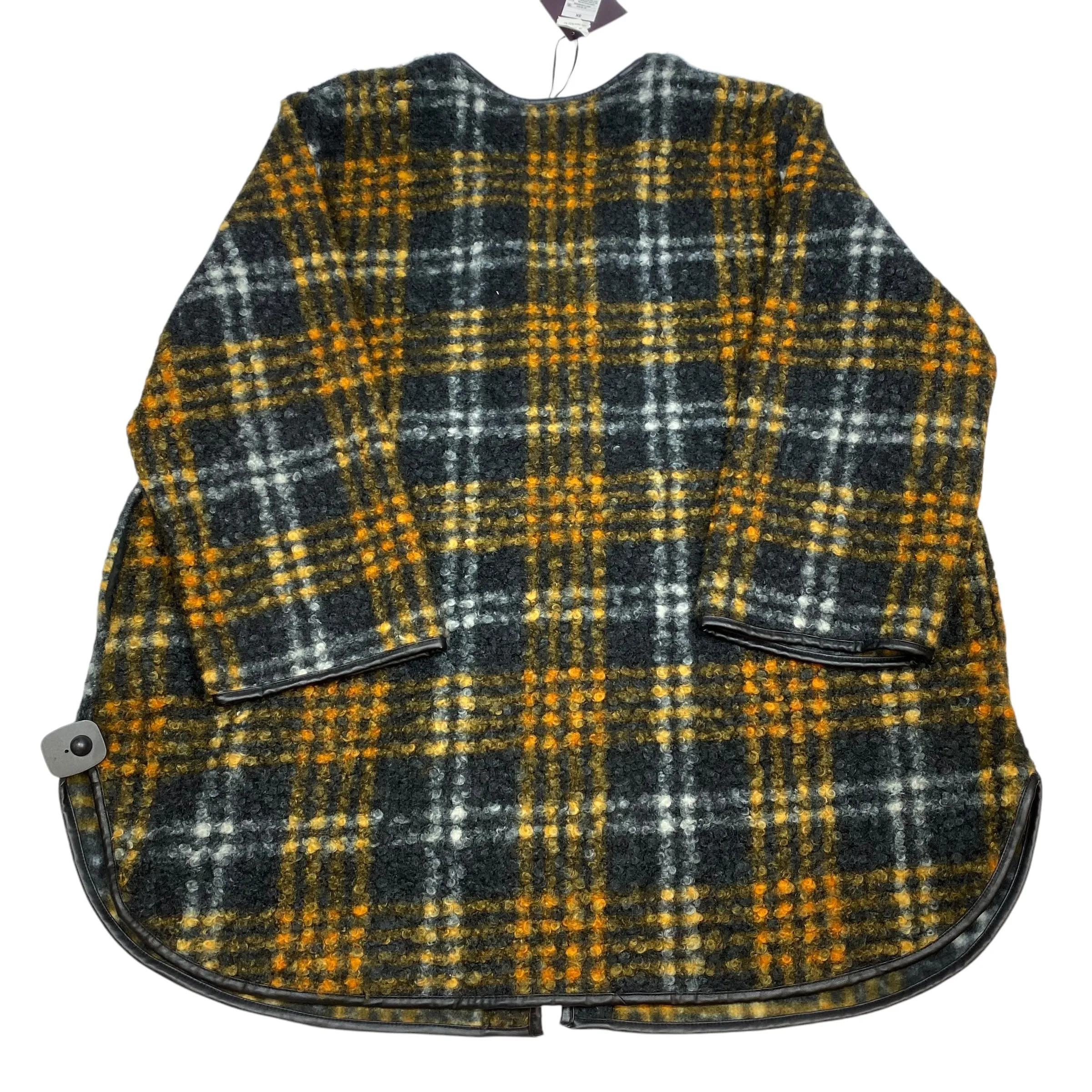 Coat Faux Fur & Sherpa By Ava & Viv In Green, Size: 3x