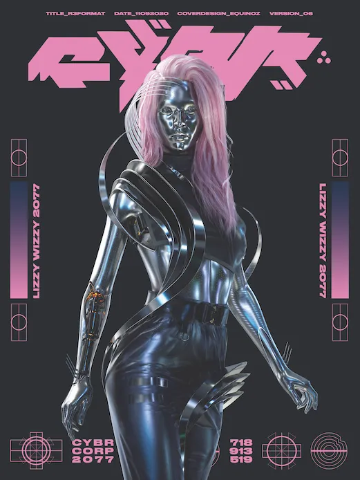 CYBR MAG 06 PRINT LIZZY WIZZY COLLECTOR'S EDITION