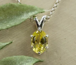 Danburite Pendant; Genuine Untreated Tanzanian Yellow Danburite