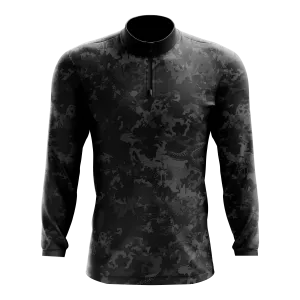 Don't Tread On Me Camo Men's Quarter Zip Pullover