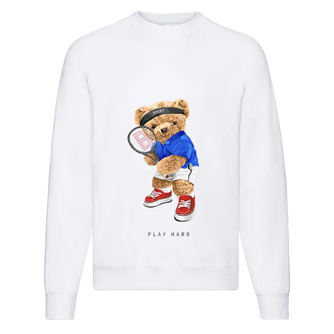 Eco-Friendly Tennis Bear Pullover