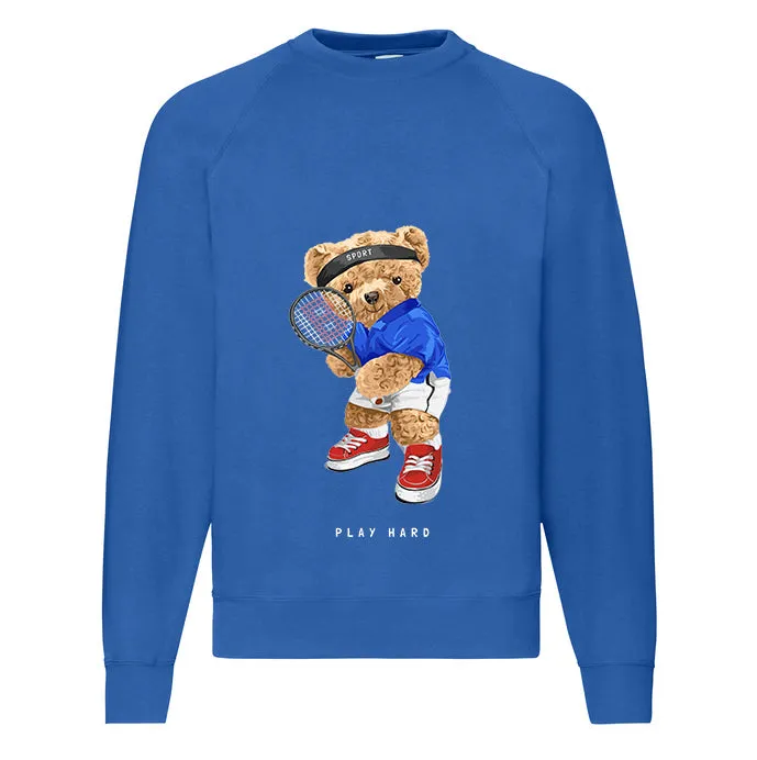 Eco-Friendly Tennis Bear Pullover