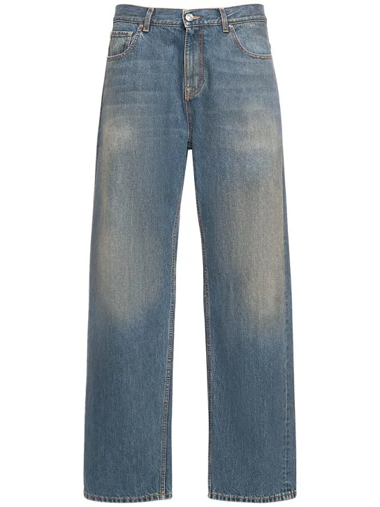 Etro   Faded cotton denim jeans 