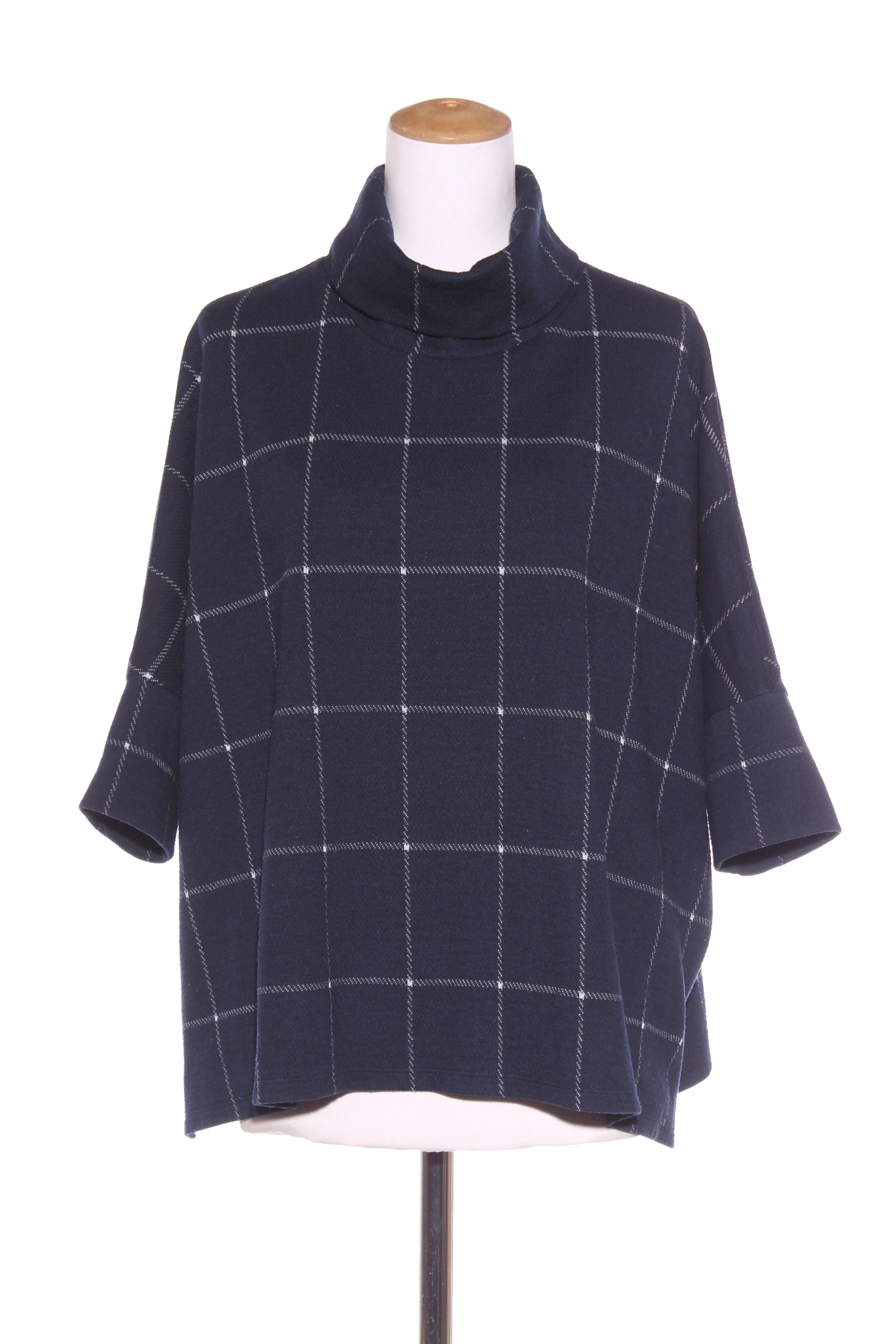 FOREVER NEW - Polo neck check poncho! 12-14