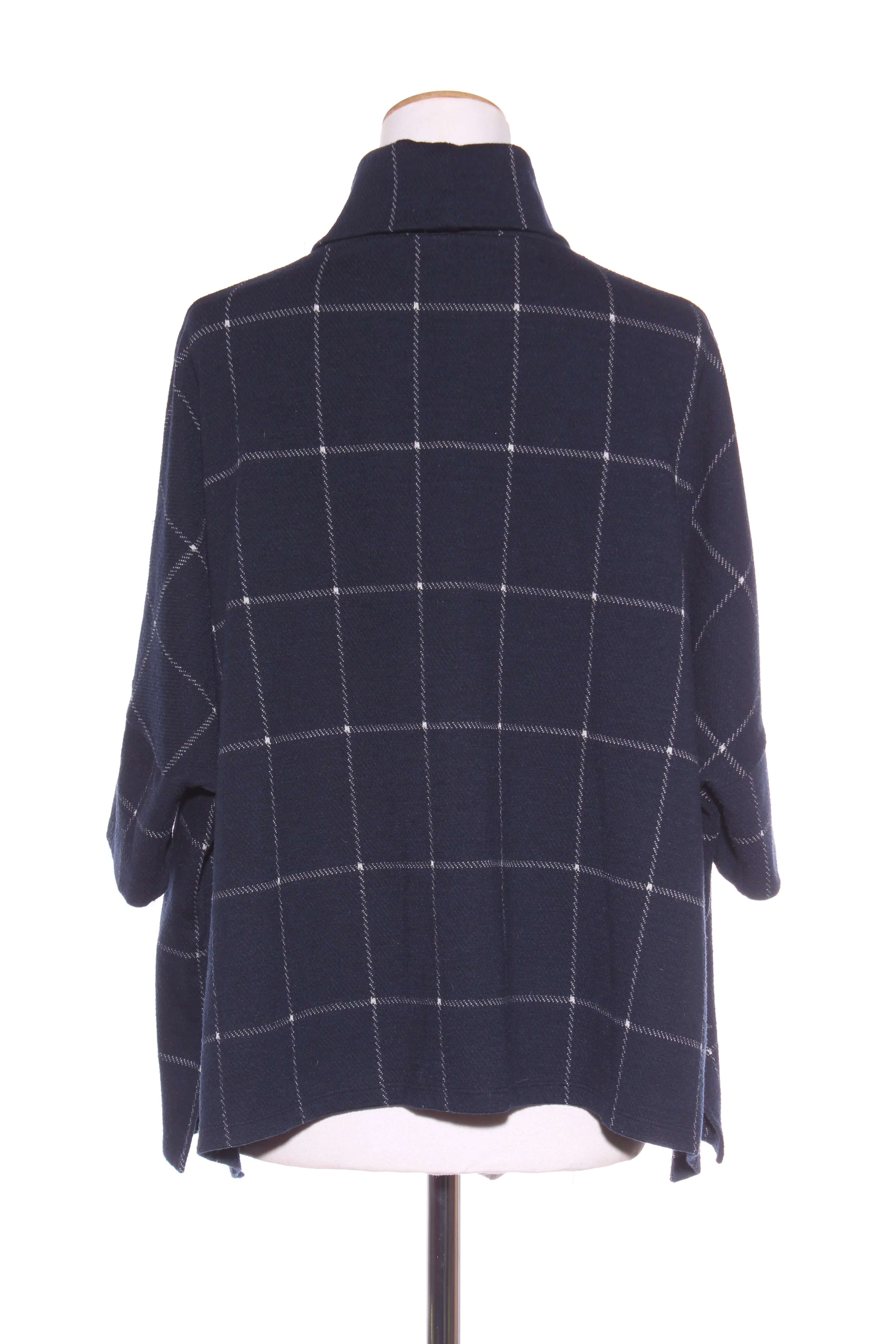 FOREVER NEW - Polo neck check poncho! 12-14
