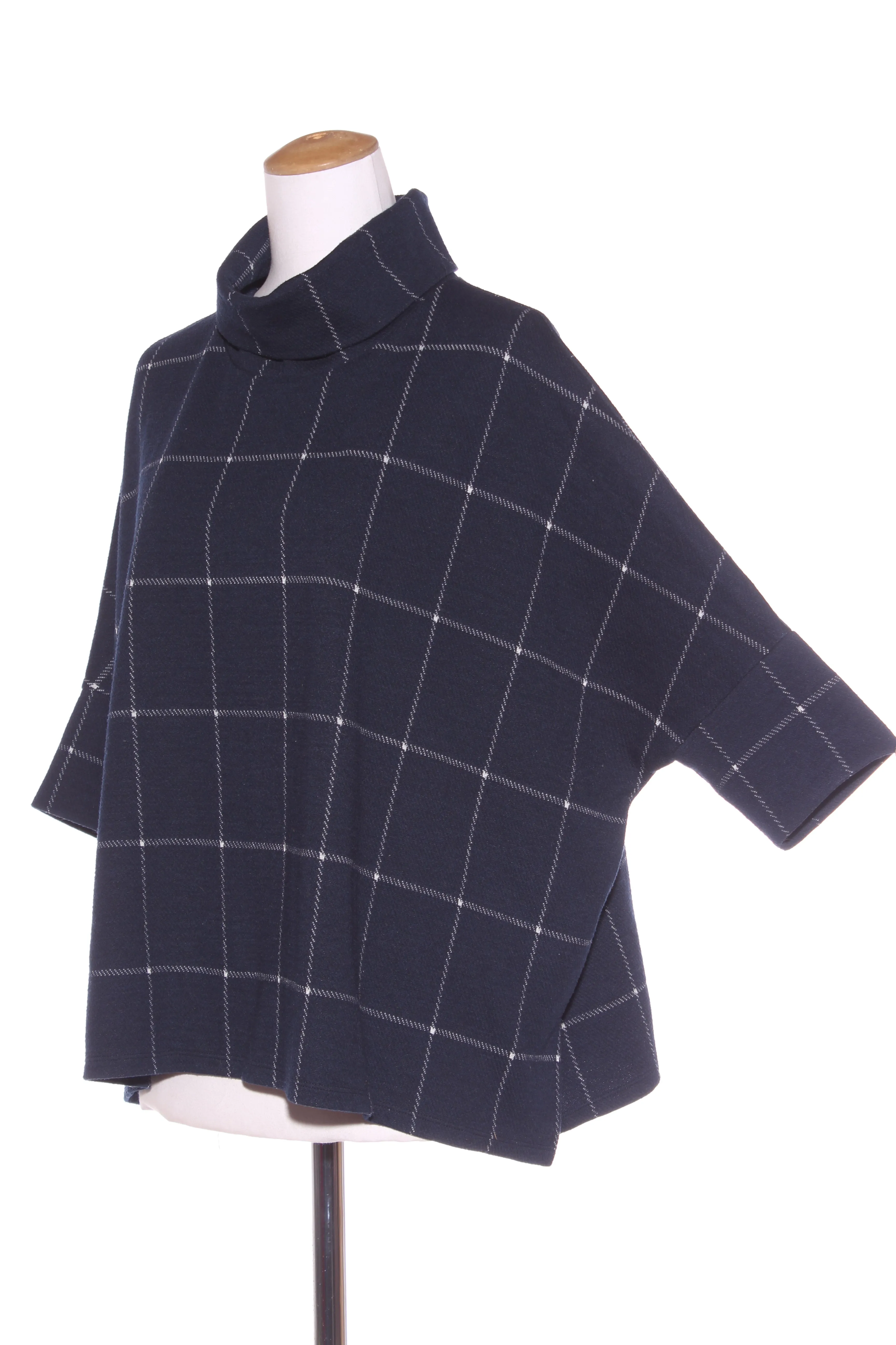 FOREVER NEW - Polo neck check poncho! 12-14