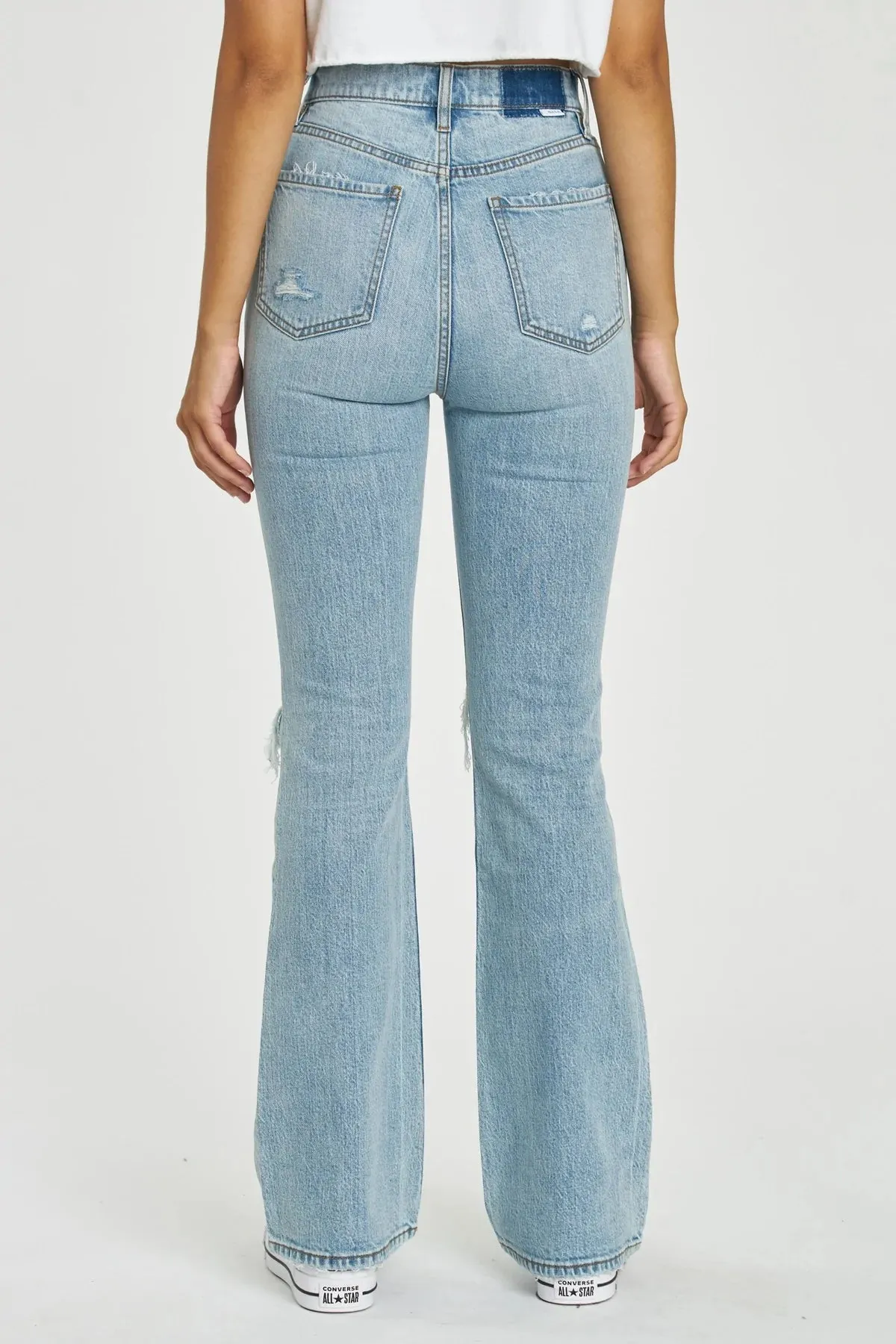 Go-Getter High Rise Flare Jean ~ Just Kissed