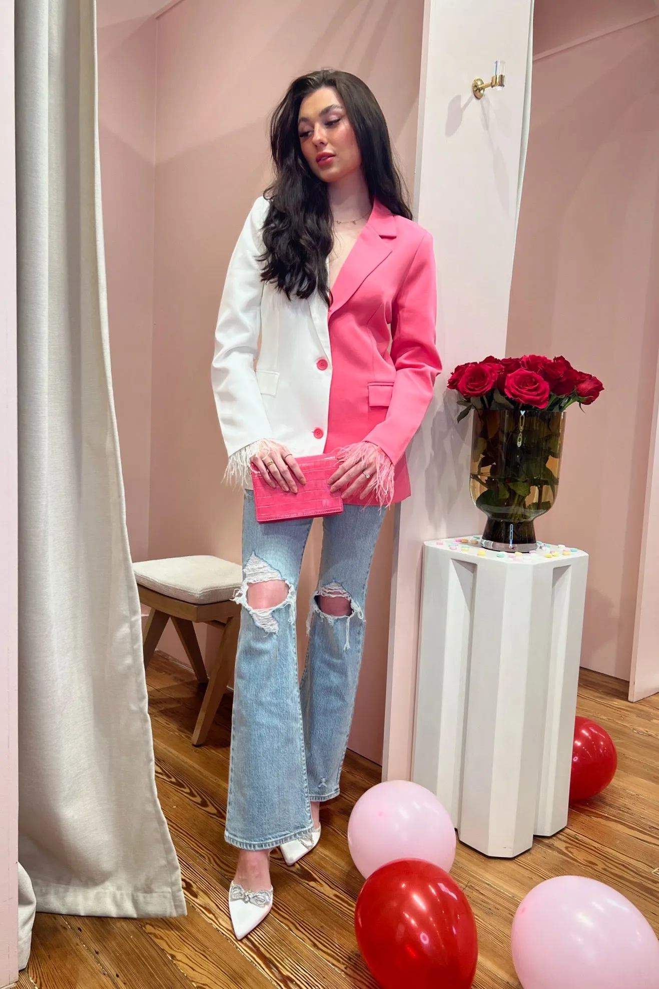 Go-Getter High Rise Flare Jean ~ Just Kissed