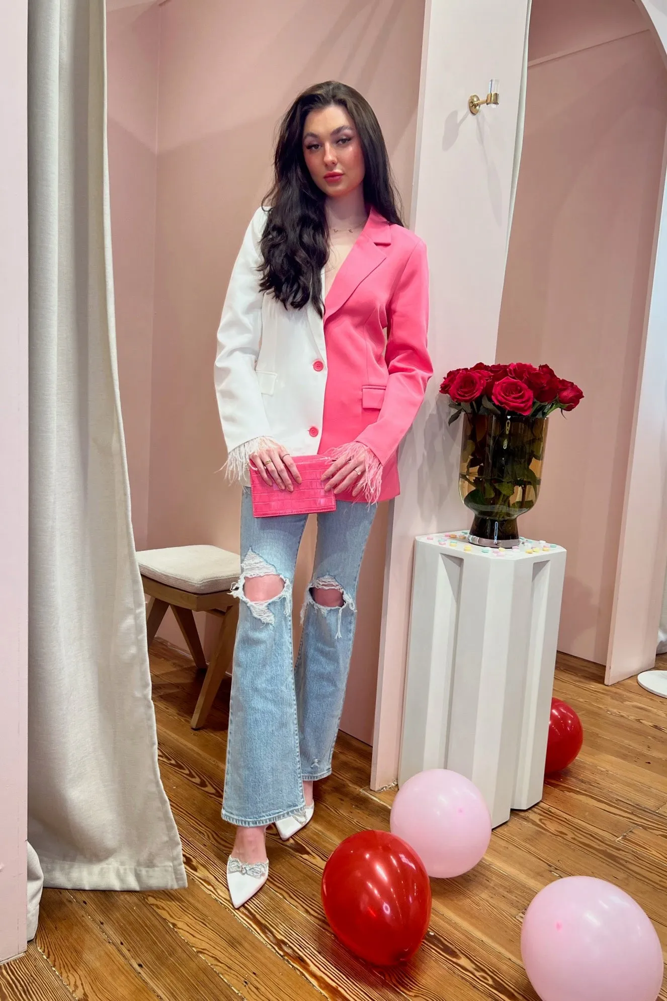Go-Getter High Rise Flare Jean ~ Just Kissed