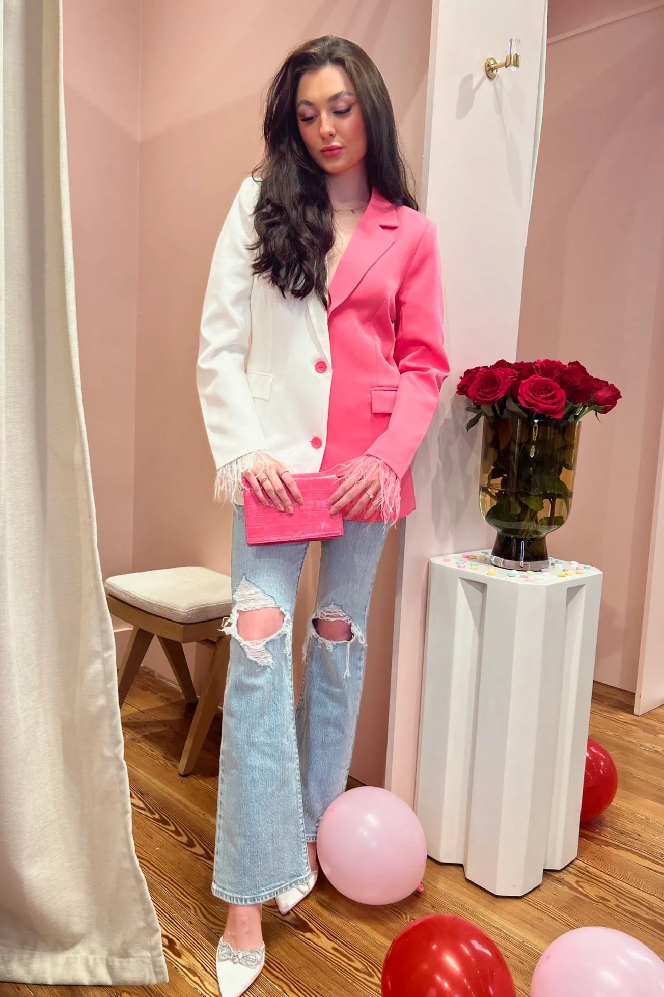 Go-Getter High Rise Flare Jean ~ Just Kissed