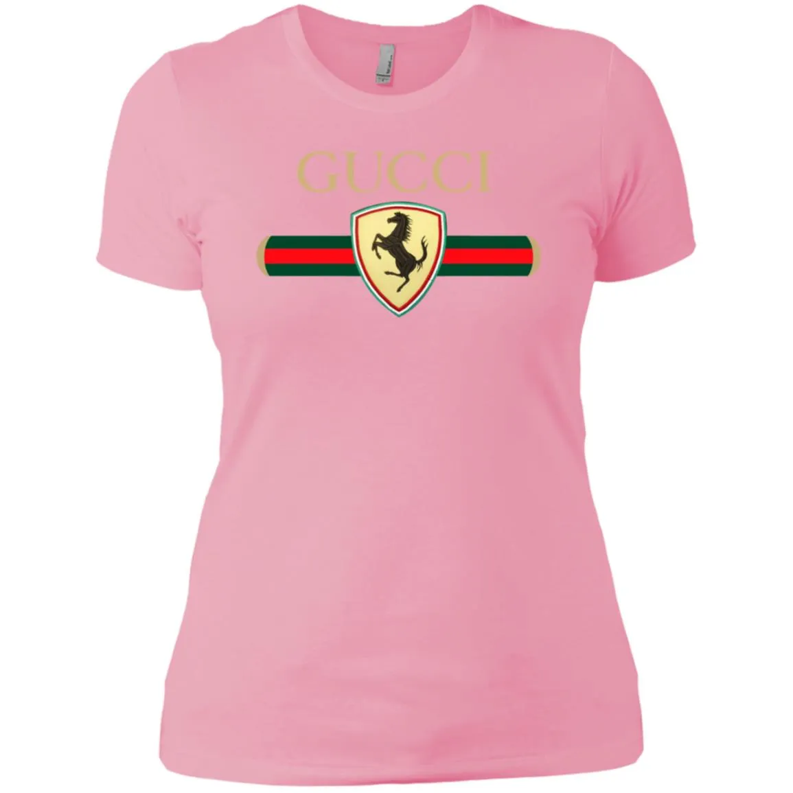 Gucci Ferrari T-shirt Women Cotton T-Shirt