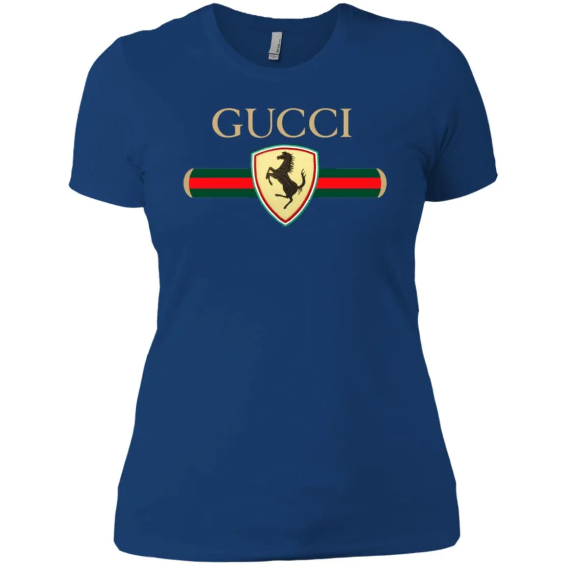 Gucci Ferrari T-shirt Women Cotton T-Shirt