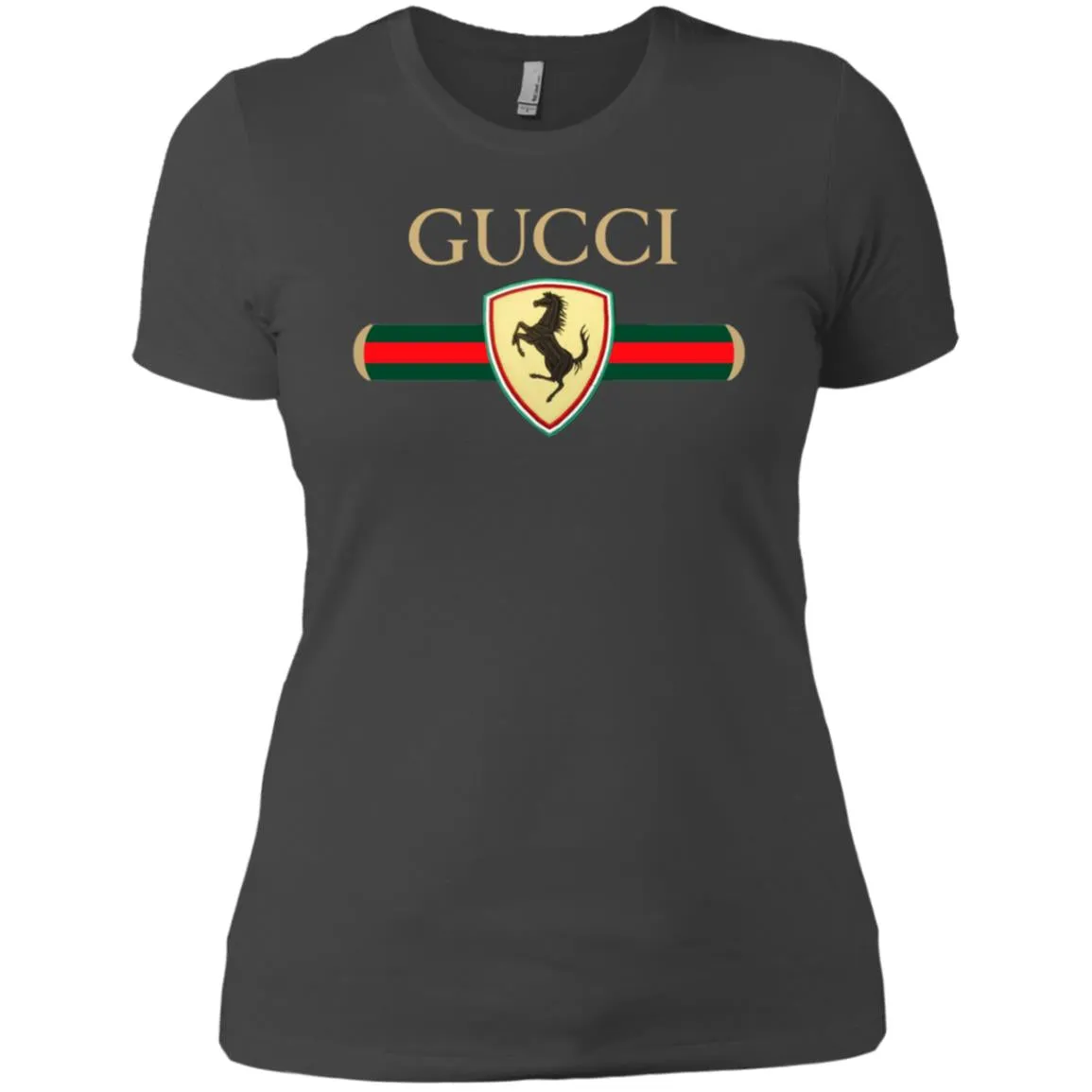 Gucci Ferrari T-shirt Women Cotton T-Shirt