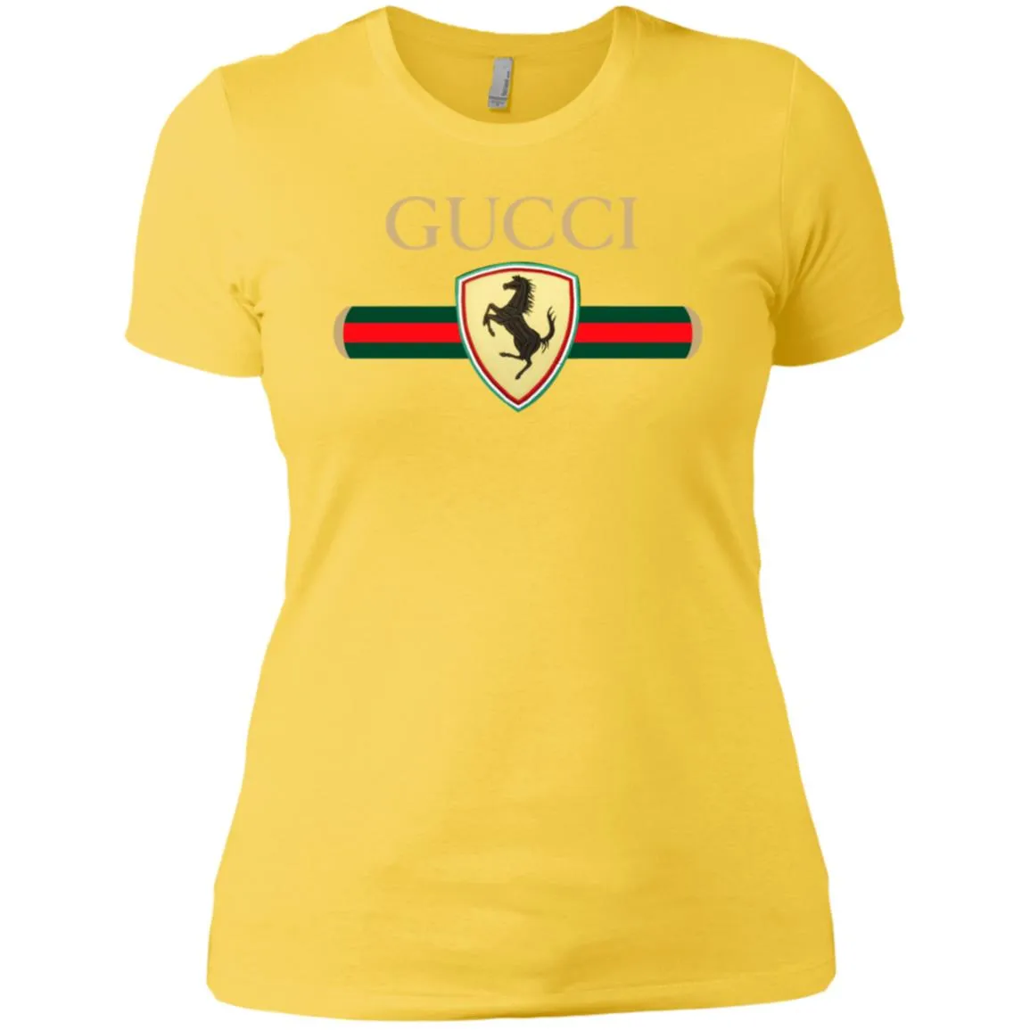 Gucci Ferrari T-shirt Women Cotton T-Shirt