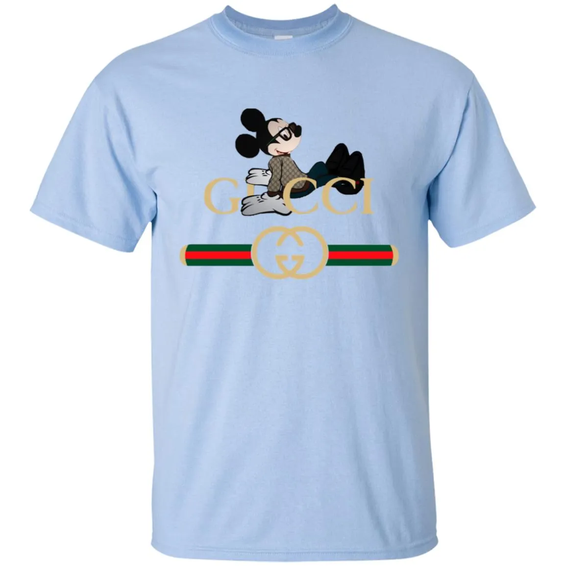 Gucci Mickey T-shirt Men Cotton T-Shirt