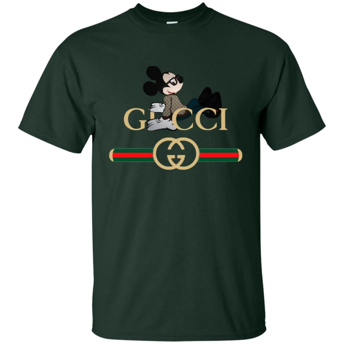 Gucci Mickey T-shirt Men Cotton T-Shirt