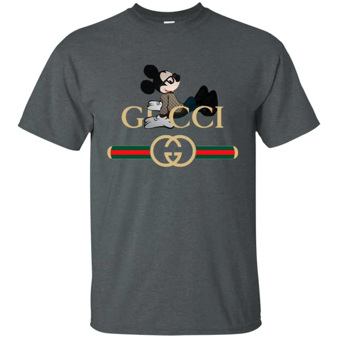Gucci Mickey T-shirt Men Cotton T-Shirt