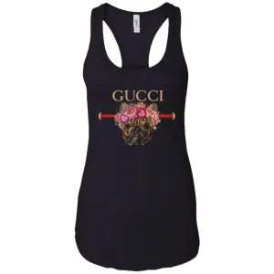 Gucci New Style Bull Dogs T-shirt Women Tank Top