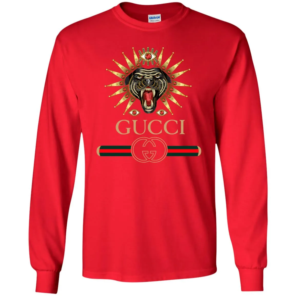 Gucci Tiger Best T-shirt Men Long Sleeve Shirt