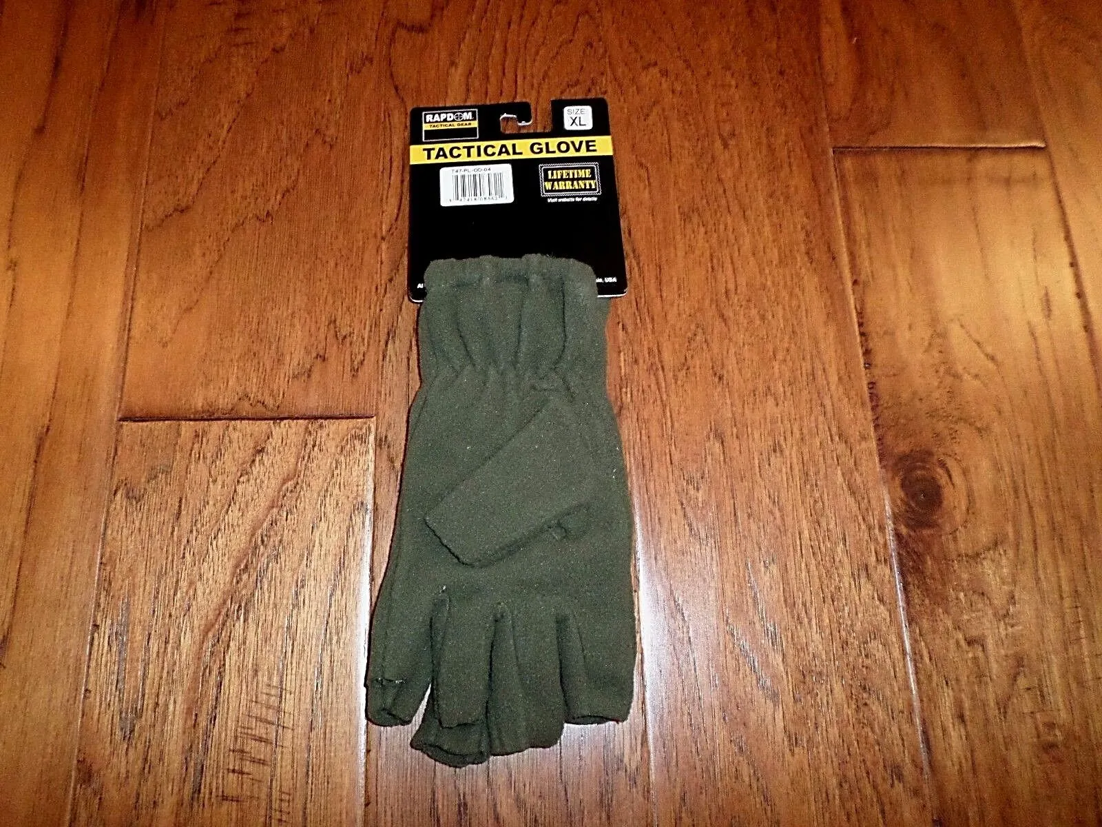 Half Finger Polar Fleece Gloves Tactical Shooters Rapdom Cold Weather OD XL