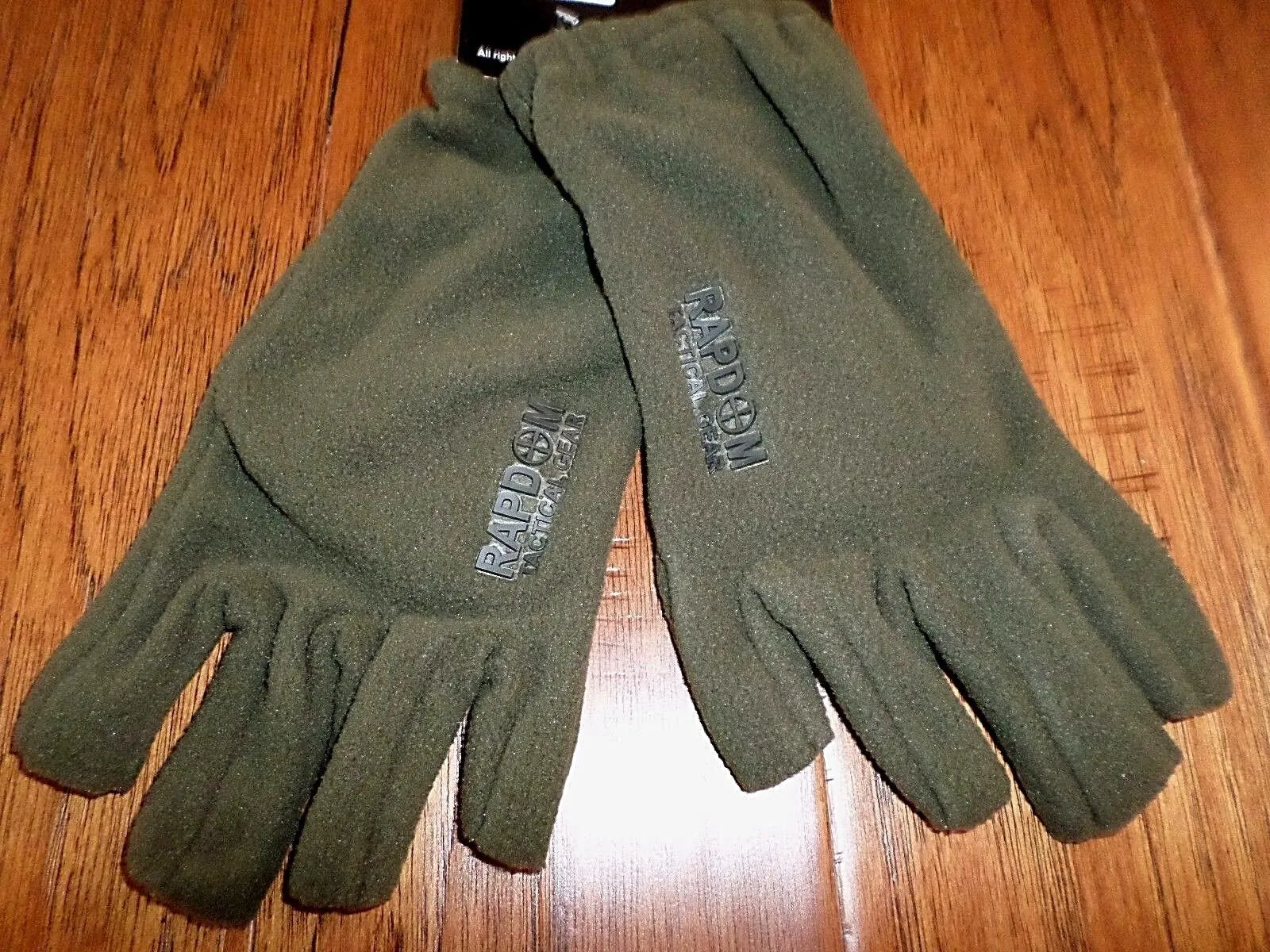 Half Finger Polar Fleece Gloves Tactical Shooters Rapdom Cold Weather OD XL