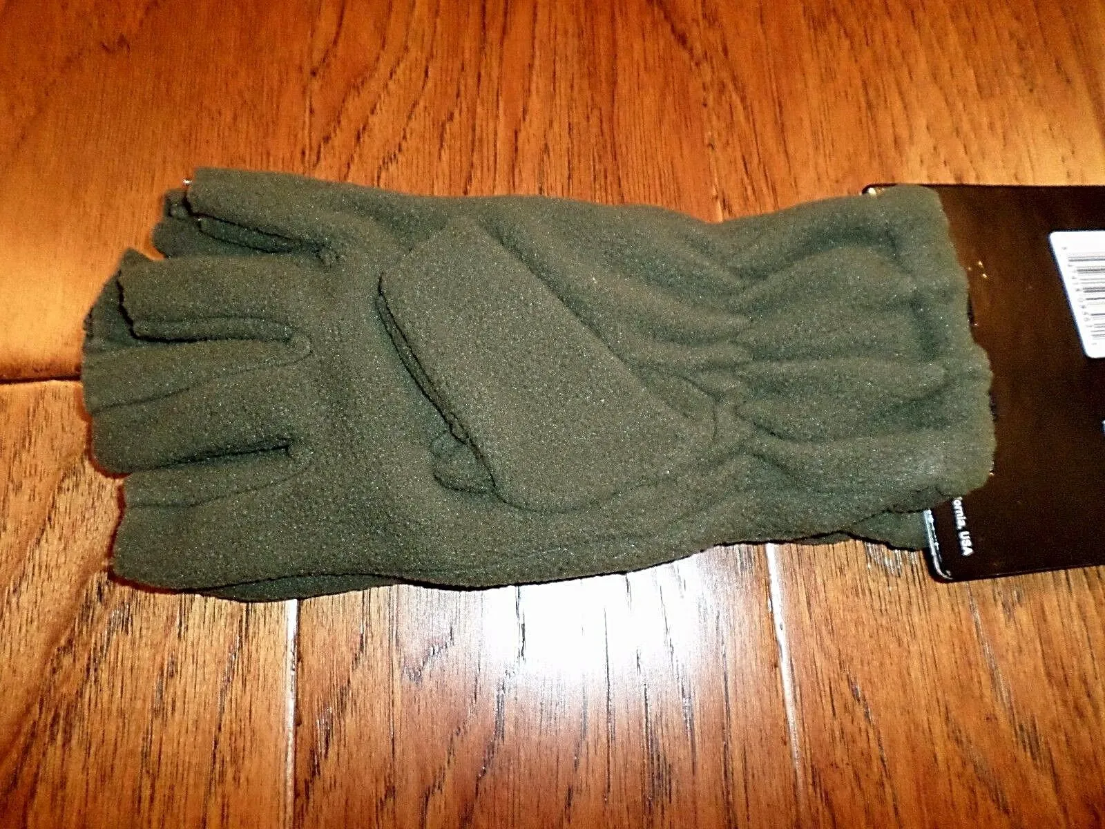 Half Finger Polar Fleece Gloves Tactical Shooters Rapdom Cold Weather OD XL