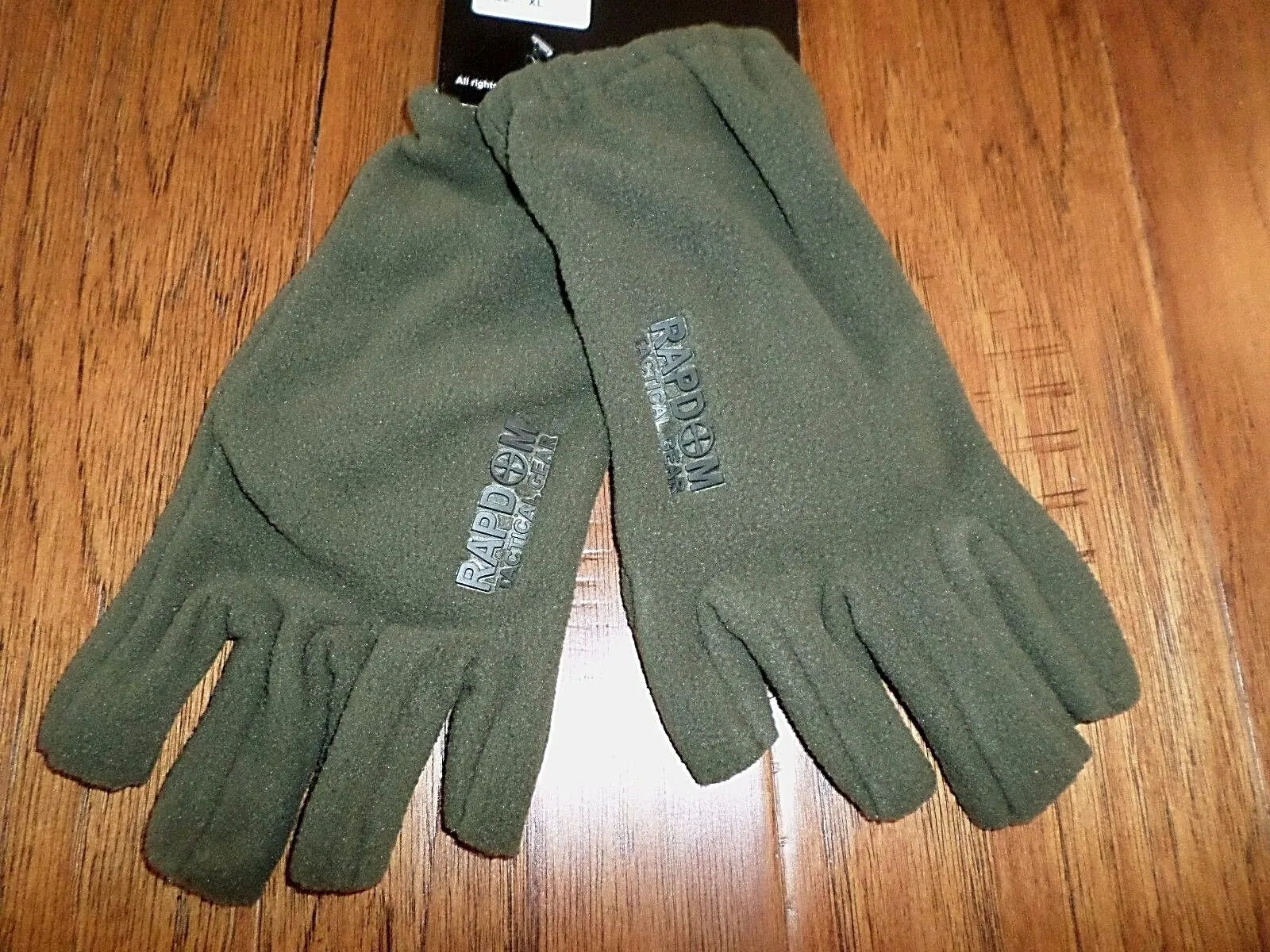 Half Finger Polar Fleece Gloves Tactical Shooters Rapdom Cold Weather OD XL