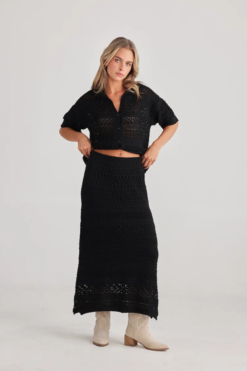 La Sol Skirt, Black
