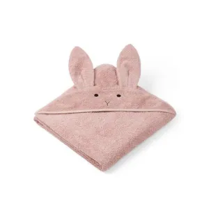 Liewood Augusta Hooded Towel Rabbit rose
