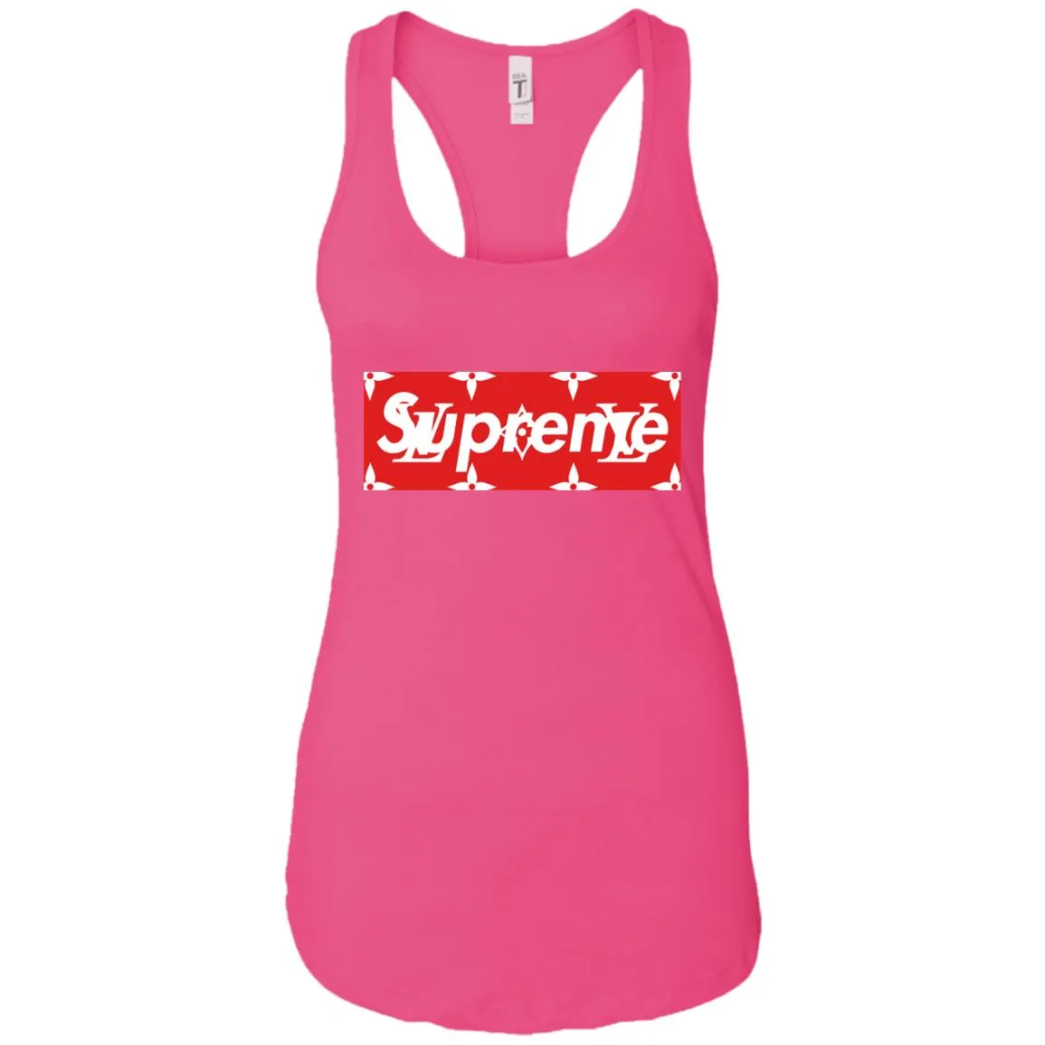 Louis Vuitton Box Supreme T-shirt Women Tank Top