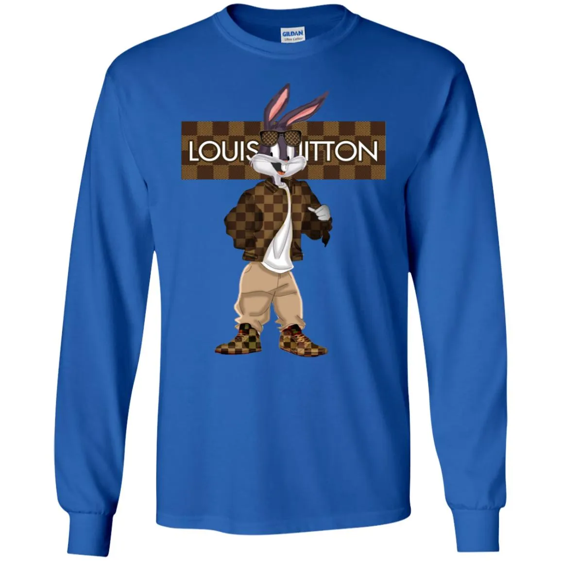 Louis Vuitton Rabbit Beauty T-shirt Men Long Sleeve Shirt