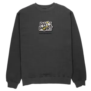 Master~Sound Embroidered Crewneck, Tar