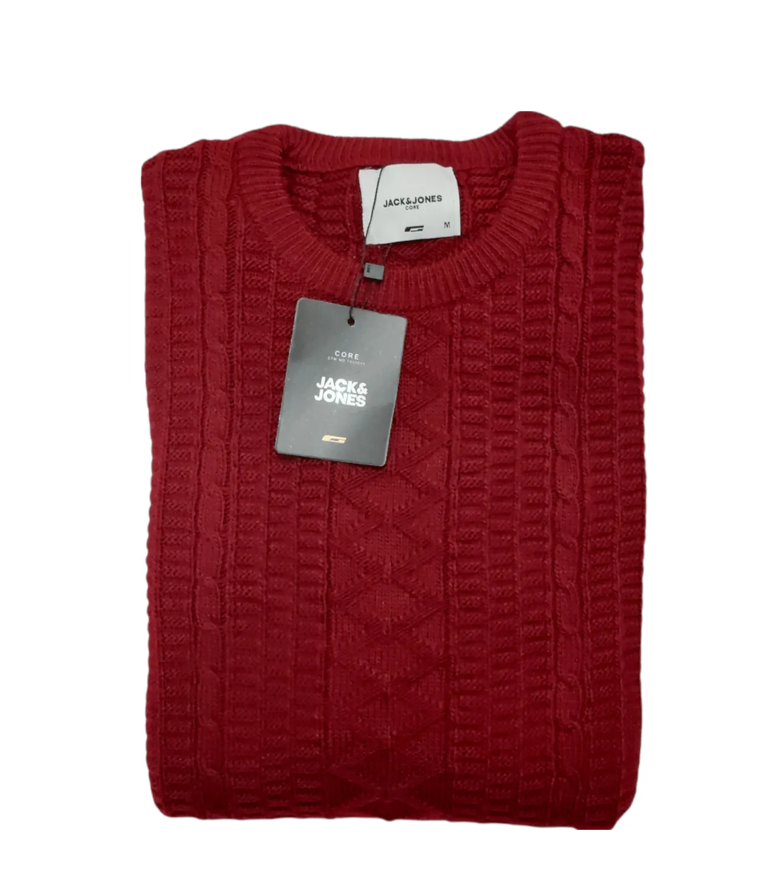 Men J&J Pullover - Burgundy