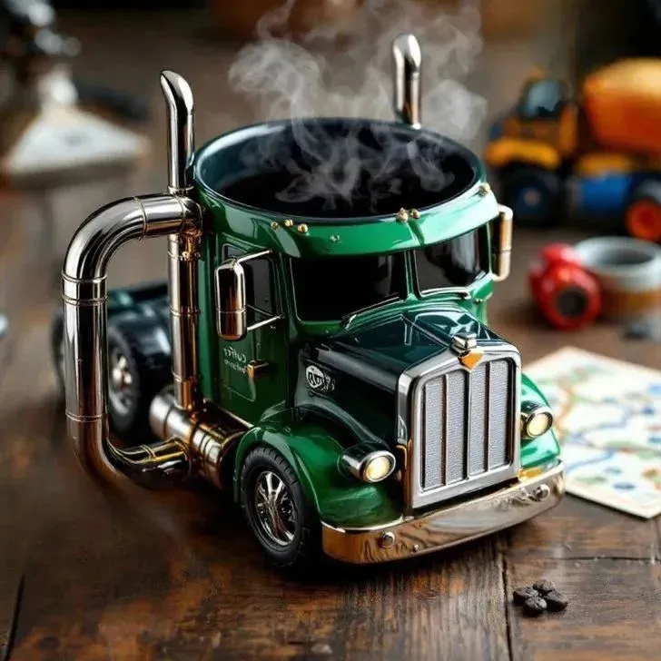 MeyMug Semi-Truck Coffee Mug | Drive Your Day with Every Sip 