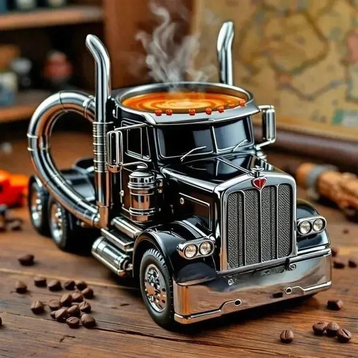 MeyMug Semi-Truck Coffee Mug | Drive Your Day with Every Sip 