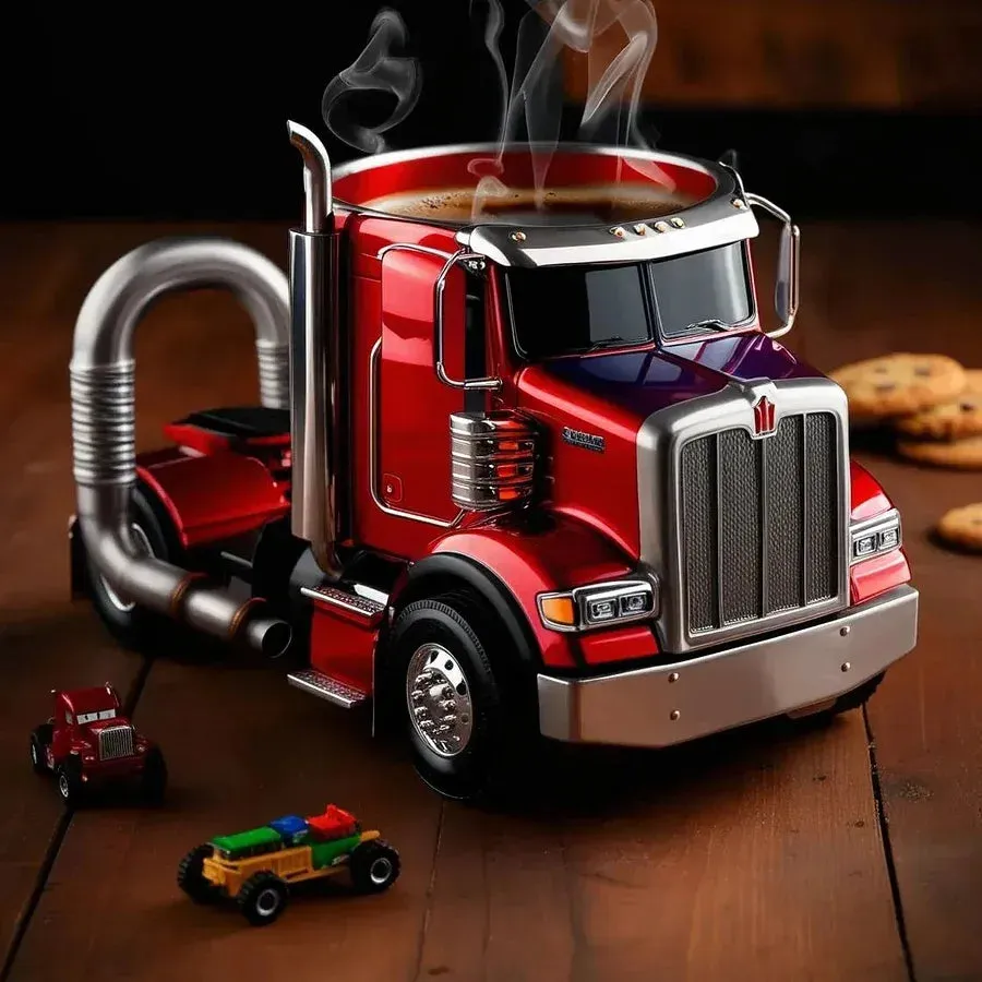 MeyMug Semi-Truck Coffee Mug | Drive Your Day with Every Sip 