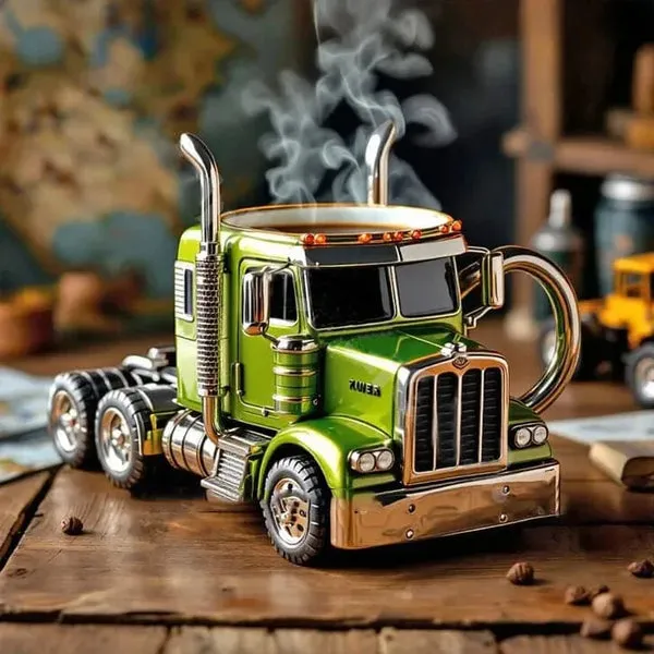 MeyMug Semi-Truck Coffee Mug | Drive Your Day with Every Sip 