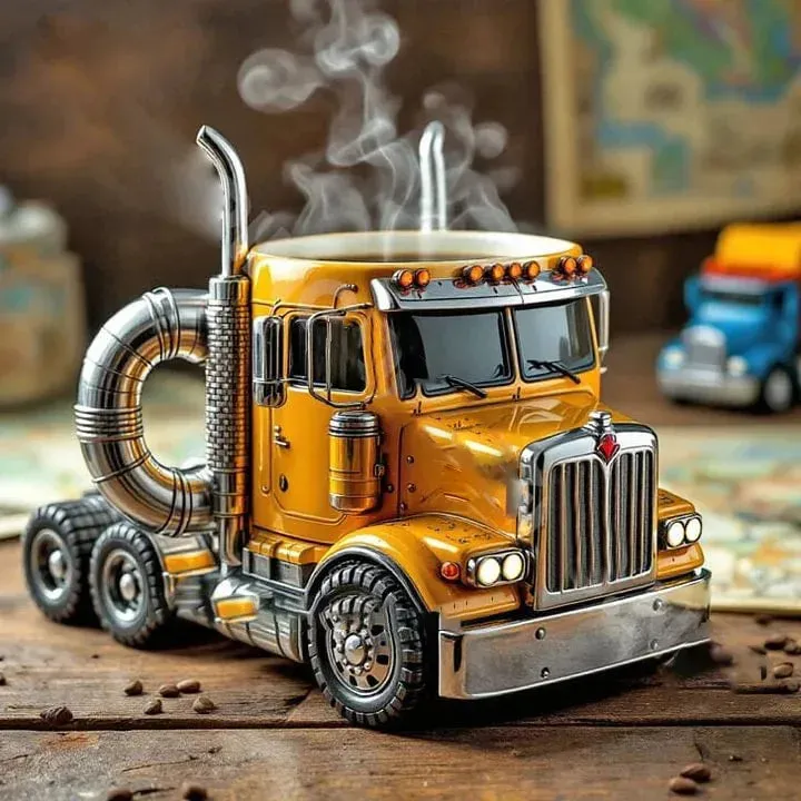 MeyMug Semi-Truck Coffee Mug | Drive Your Day with Every Sip 