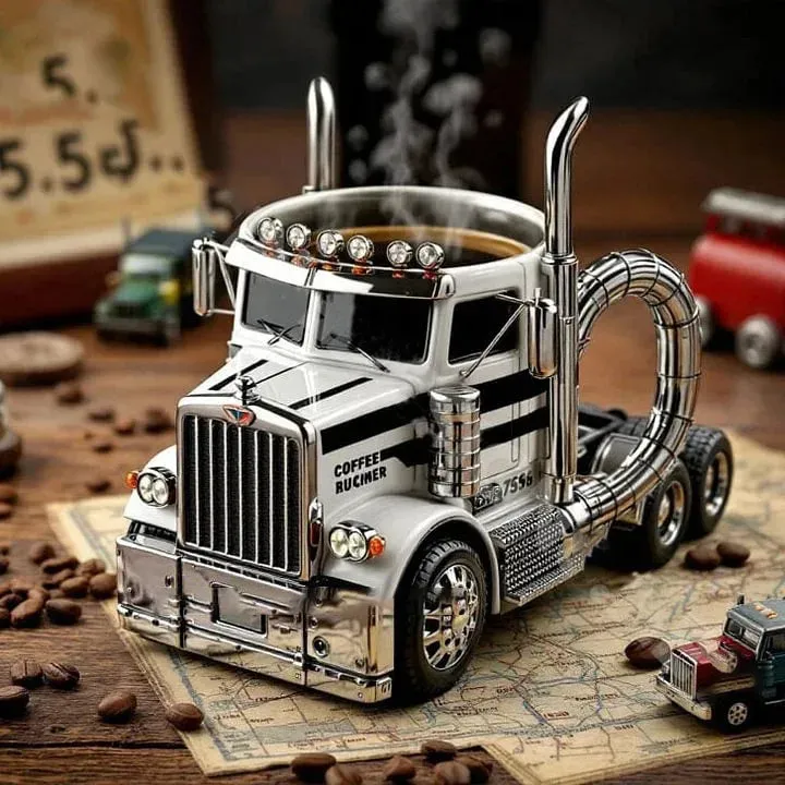 MeyMug Semi-Truck Coffee Mug | Drive Your Day with Every Sip 